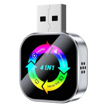 Wireless Carplay Adapter 4in1 Airplay/Mirror Link/Carplay/Android Auto USB Dongle AI Box Wired Carplay to Wireless A
