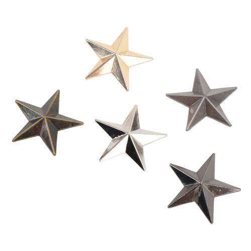 Set de 20 rivets en alliage étoile, 31 mm / 1,22 po, multicolore 2