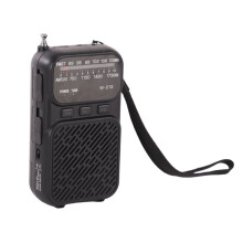 Portable DSP Radio Rechargeable Pocket FM/AM Radios Speaker Support TF Card Headset Music Player A