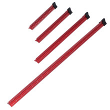 4 Stück Aluminium-Dreiecklineal-Set, 15,2 cm, 20,3 cm, 30,5 cm, 50,8 cm, Metrisch & Zoll