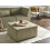 Beliani Ottoman LEMVIG Corduroy Green 2