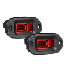 20W LED Flood Light Bar 4 Inch LED Recessed Mount Driving Fog Work Light for Off Road SUV UTV Boat