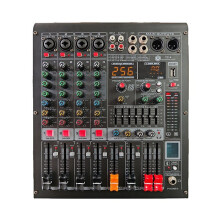 Console de Mixage Audio 4 Canaux avec Réverbération 256 DB pour PC, Scène, Studio DJ