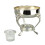 Glas-Kaffeekannen-Set Silber 35,516,514,5 cm 8