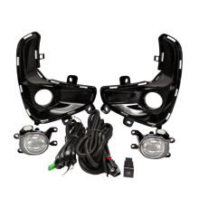 Car LED Front Bumper Fog Light Driving Lamp Yellow with Fog Lamp Cover Wire Harness,for Yaris 2020-2022