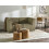 Beliani Modular Sofa 2 Seater LEMVIG Green Corduroy 2