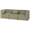 Beliani Modular Sofa 3 Seater LEMVIG Green Corduroy 5