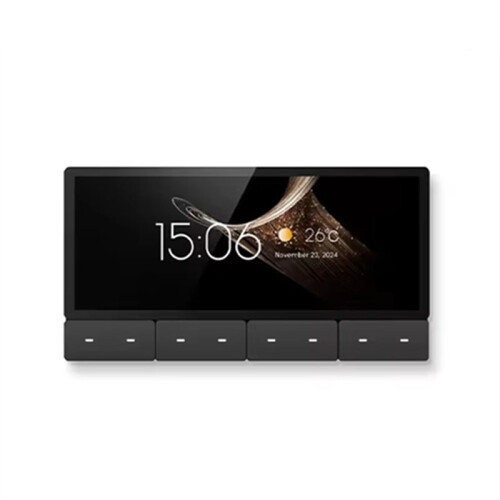 F5 6.2 Inch Android 11 Tuya  Control Panel Zigbee Gateway 8 Button Multi-Function with Relay Music Wall Amplifier A