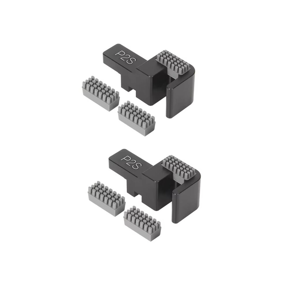2Set Nozzle Silicone Wiper Metal Wiping Stand For P2s Series Hotbed Mounted Scrubbers Nozzles Cleaning Tool 4711371829546