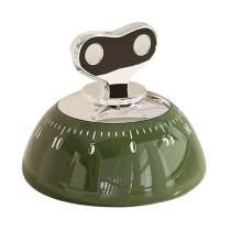 Magnetische Keukentimer met 60 Minuten Aftelfunctie en Luid Alarm, Mechanische Kooktimer voor Bakken, Studeren en Fitness