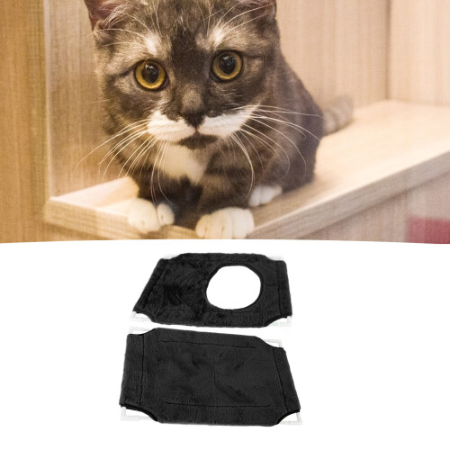 Double Layer Cat Window Bed, 33 Lb. Capacity, 48x31x78cm Black 2