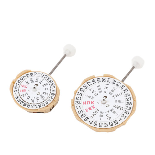 SP28 SP25 Mouvement quartz à calendrier double 2 pièces 1