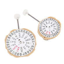 2pcs Dual Calendar Quartz Movements SP28 & SP25 Repair Replacement Set