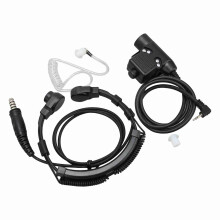 éarpiece à microphone acoustique transparent avec PTT U94 pour talkies-walkies