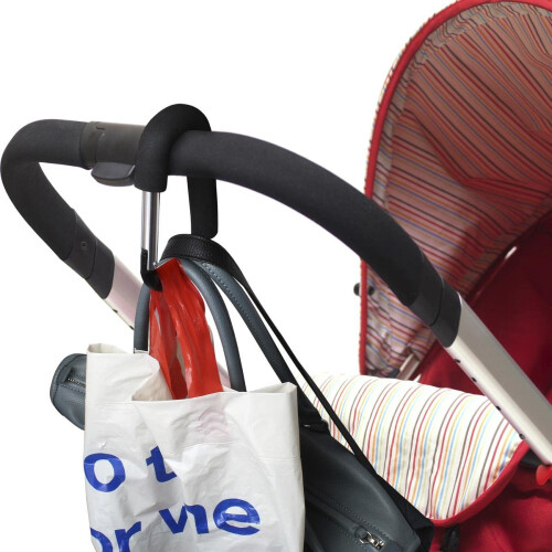 iGadgitz Home U7096 Large Buggy Clips Pram Hooks Stroller Carabiner 2