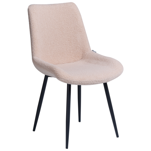 Beliani Set of 2 Dining Chairs AVILLA Boucle Beige 2