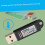 TEMPer USB Termómetro 125C, 5.3x1.4x0.7cm Plateado 4