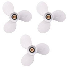 3X 7 1 / 2X7 für 4Hp 5Hp 6Hp für 9 Zahn Wirbelsäulen Aluminium Propeller Außenborder Boots Motoren Marine Propeller 6E0-45943-01-El