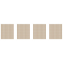 400Pcs M3 Thread Knurled Brass Threaded Heat Set Heat Resistant Insert Embedment Nut for 3D Printer