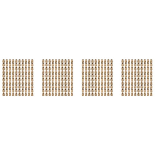 400Pcs M3 Thread Knurled Brass Threaded Heat Set Heat Resistant Insert Embedment Nut for 3D Printer