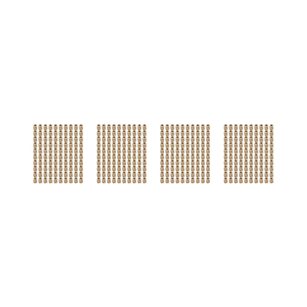 400Pcs M3 Thread Knurled Brass Threaded Heat Set Heat Resistant Insert Embedment Nut For 3D Printer 6132829099997