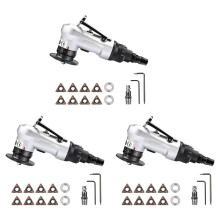 3X Pneumatic Chamfering Tool with Replace Blades Inserts and Bearings, 45 Degree Air Chamfer Deburring Tool