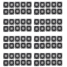 80Pcs Carburetor Parts Chainsaw Carburetor Membrane Gasket Set for Zama Chainsaw Carburetor Ms210 Ms230 Ms2500