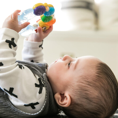 baby einstein Baby Einstein Teetherpillar Rattle and Chill Teething Aid Toy Soothing 2