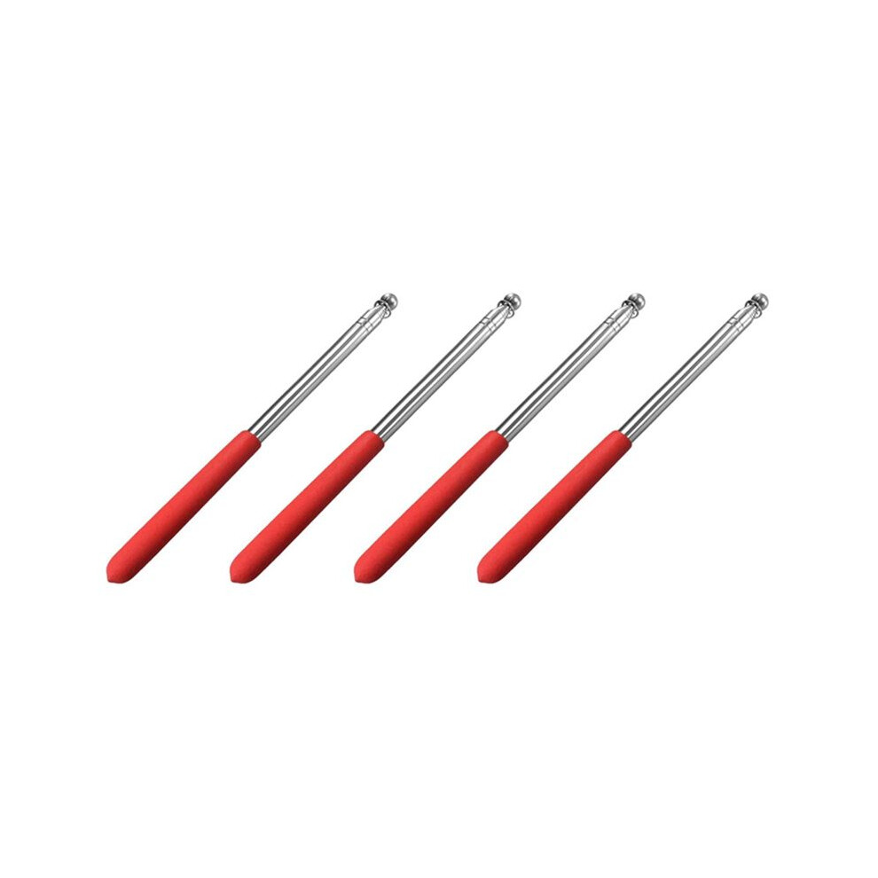 Telescopic Handheld Flagpoles, Stainless Steel Extendable Portable Guide Flag Pole For Tour Guides Teacher Pointer C 4712901435497