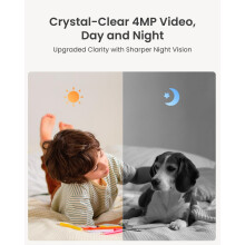 Reolink Indoor Camera 4MP 360PanTilt Baby Monitor PetDog Camera Cry D