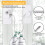 4Pcs Window Locks for UPVC Windows, YTOOK Adhesive No Drilling Window 4