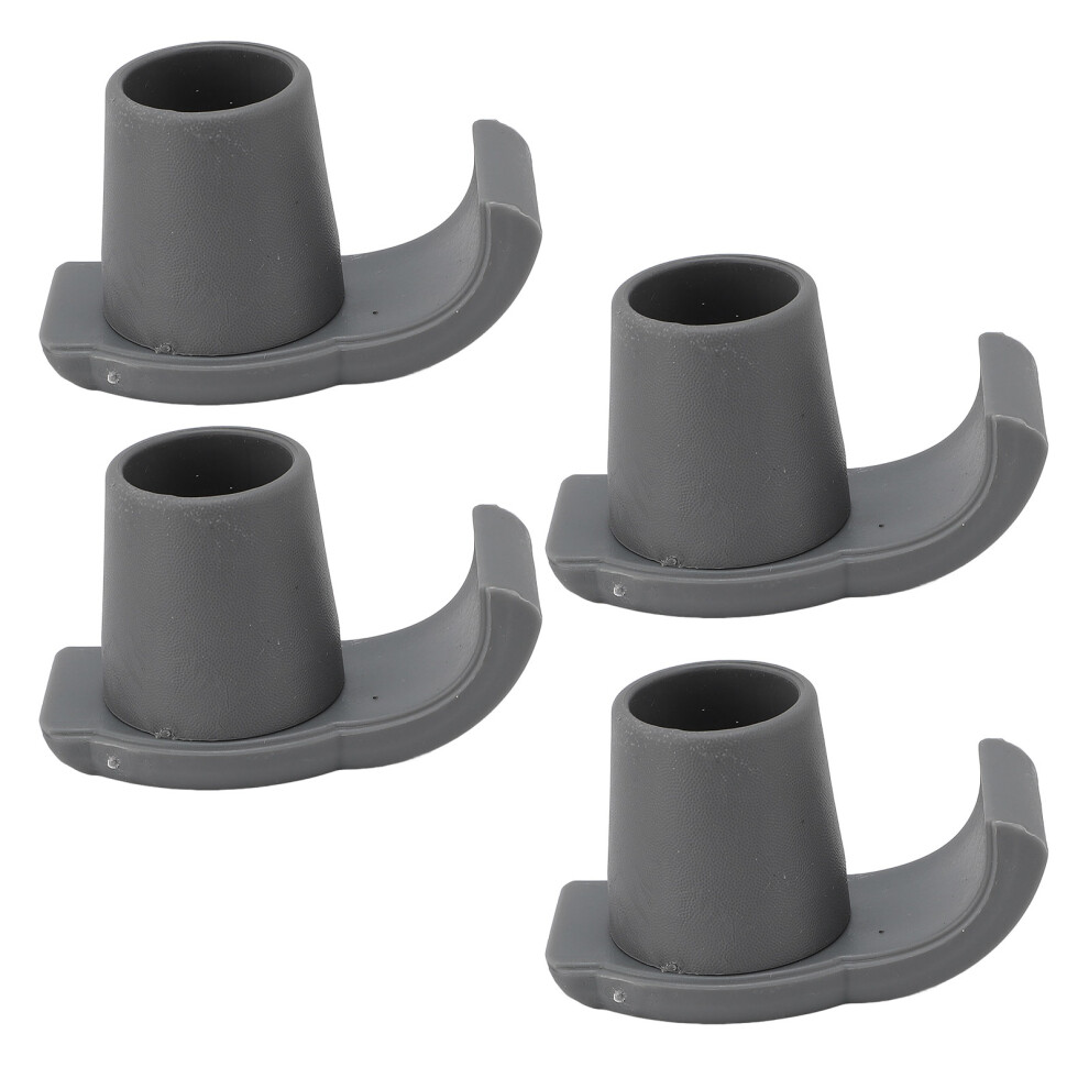 Gray 4Pcs Anti Slip Walker Ski Glides For Seniors Mobility Aid
