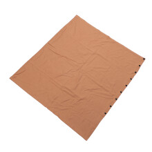 Khaki Stilltuch aus Baumwolle mit Knopfverschluss 73x170cm