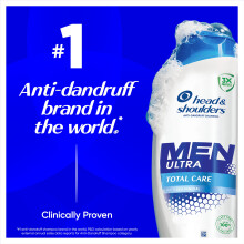 Head Shoulders Men Ultra Total Care AntiDandruff Shampoo 625ml Works