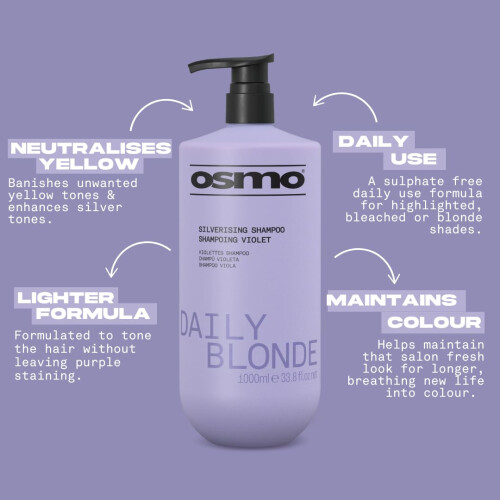 Osmo Osmo Daily Blonde Purple Shampoo, 1000ml 1