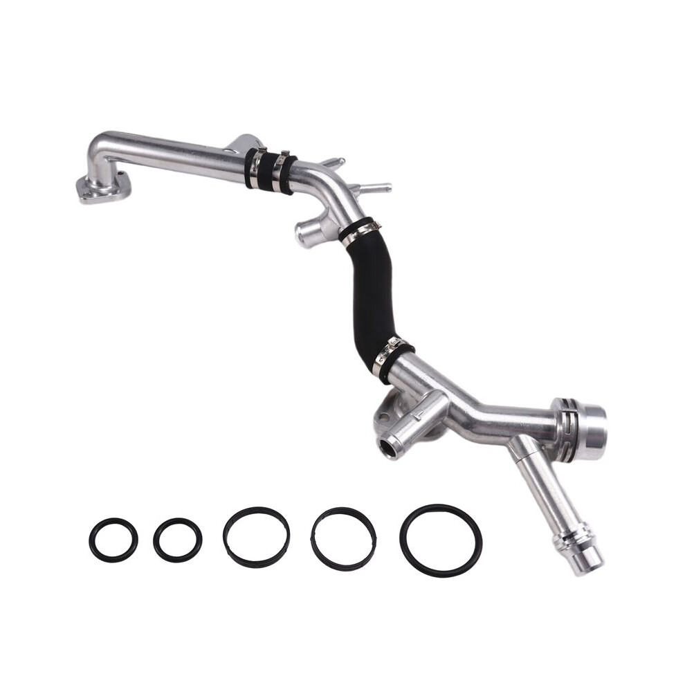 06E121045e Aluminum Engine Coolant Water Pipe 06E121045r For A6 C6 A4 B7 A4/S4 2.4L 2.8L 3.2L Light 6032049792220