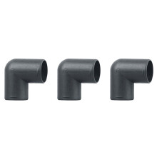 3Pcs 42mm Car Air Heater Ducting Pipe Air Vent Outlet L Shape Elbow Bend Pipe Exhaust Connector for Webasto Eberspaecher
