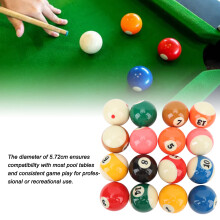 Regulation Pool Balls 2.25in Resin Set