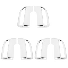 3X for 3008 5008 Allure 2017 - 2019 Exhaust Pipe Tail Cover ABS Rear Exhaust Muffler End Pipe Cover Trim