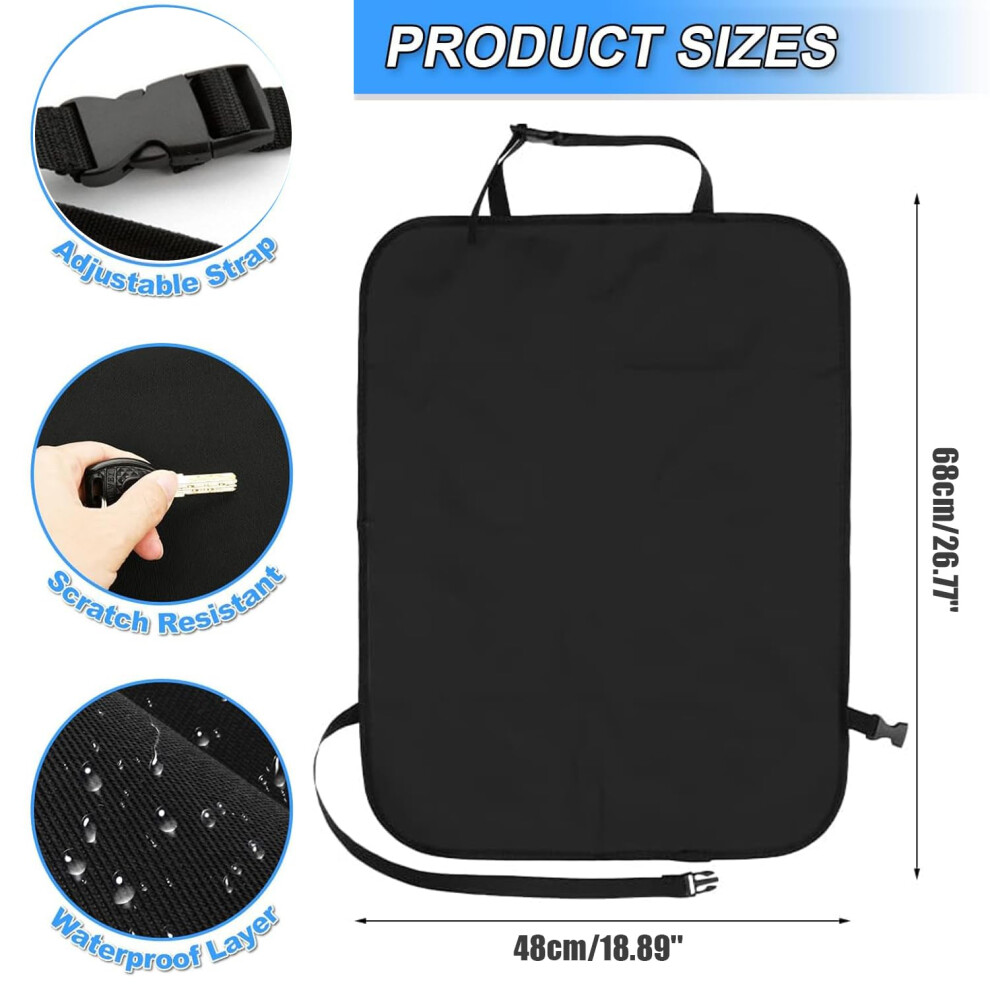 Norhogo 2 Pcs Universal Waterproof Back Seat Protector Front Seat Prot