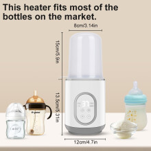 Vicloon Baby Bottle Warmer 8in1 Baby Milk Warmer with Timer Smart Temp