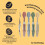 Vital Baby 5 Pack Start Weaning Spoons | Soft Shallow Tips, Easy-Grip 4