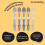Vital Baby 5 Pack Start Weaning Spoons | Soft Shallow Tips, Easy-Grip 5