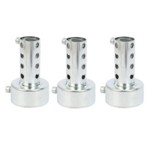 3X Silver Motorcycle Exhaust Can Muffler Insert Baffle DB Killer Silencer 48mm X 80mm