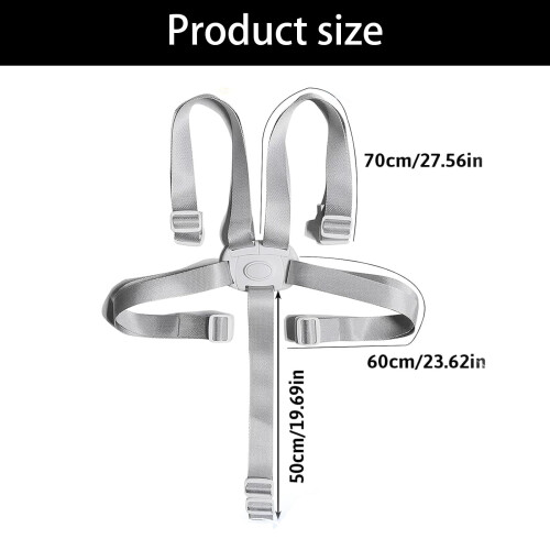 High Chair Straps for Stroller Pram Buggy Car Seat Harness, Universal 1