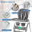 High Chair Straps for Stroller Pram Buggy Car Seat Harness, Universal 3