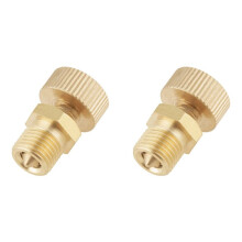 2X 65MPA Exhaust Screw Quick Ventilator Exhaust Valve Breather Brass High Pressure Pump