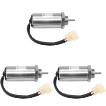 3X Solenoide di Arresto del Motore 'Escavatore per EX400 3LD1 3LD2 4LE1 12V 897329-5680 8973295680