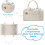 VIRAHYEM Nappy Caddy Organiser, Newborn Essentials Diaper Caddy, 3