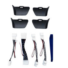 1Set Door Bowl Armrest Atmosphere Light Interior LED Door Bowl Handle Frame Light for Highlander 2015-2021